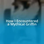 How I Encountered a Mythical Griffin