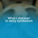 What I discover in deity symbolism